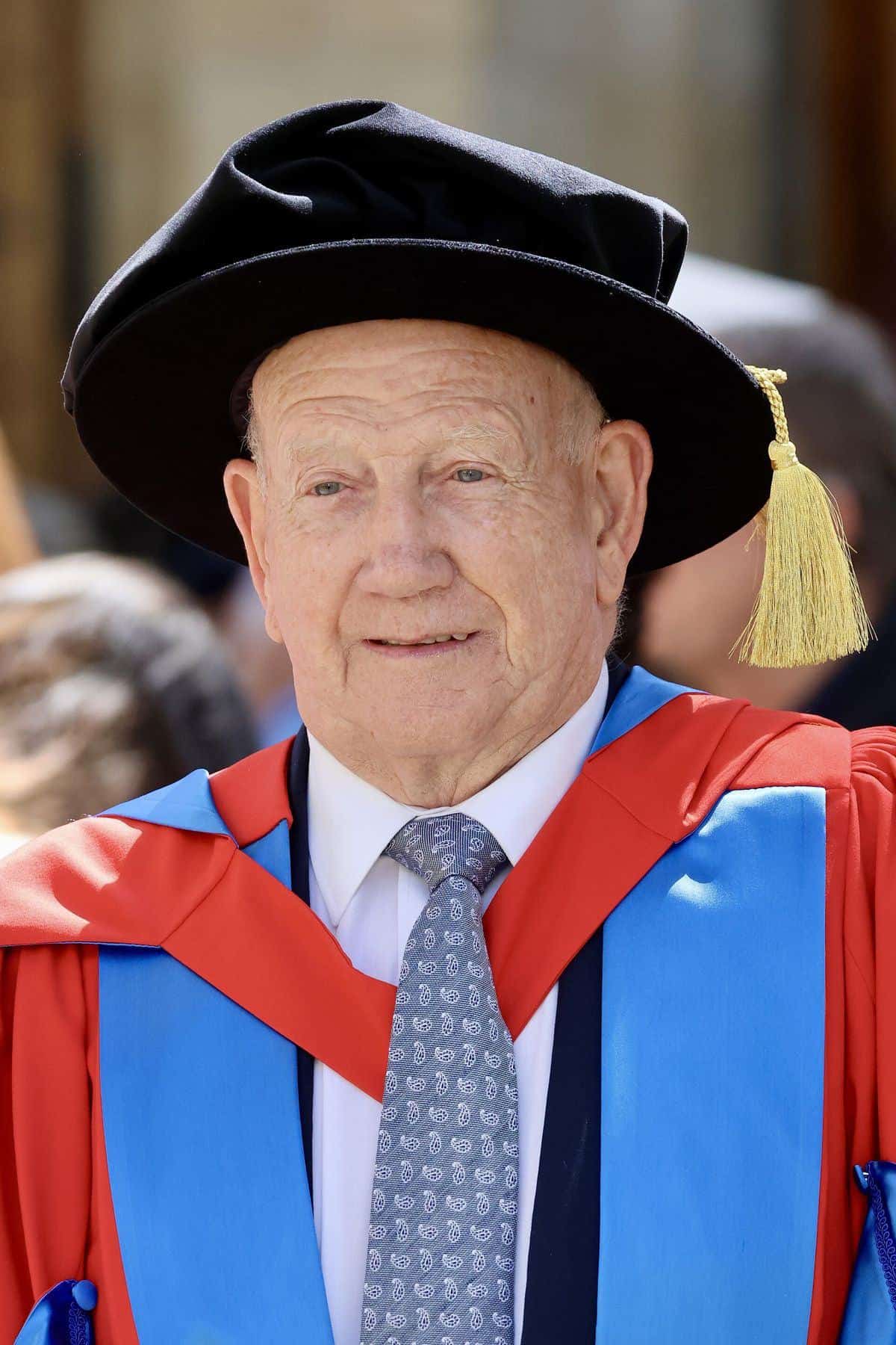 Graduates outside Bonython Hall during a university graduation ceremony in Adelaide