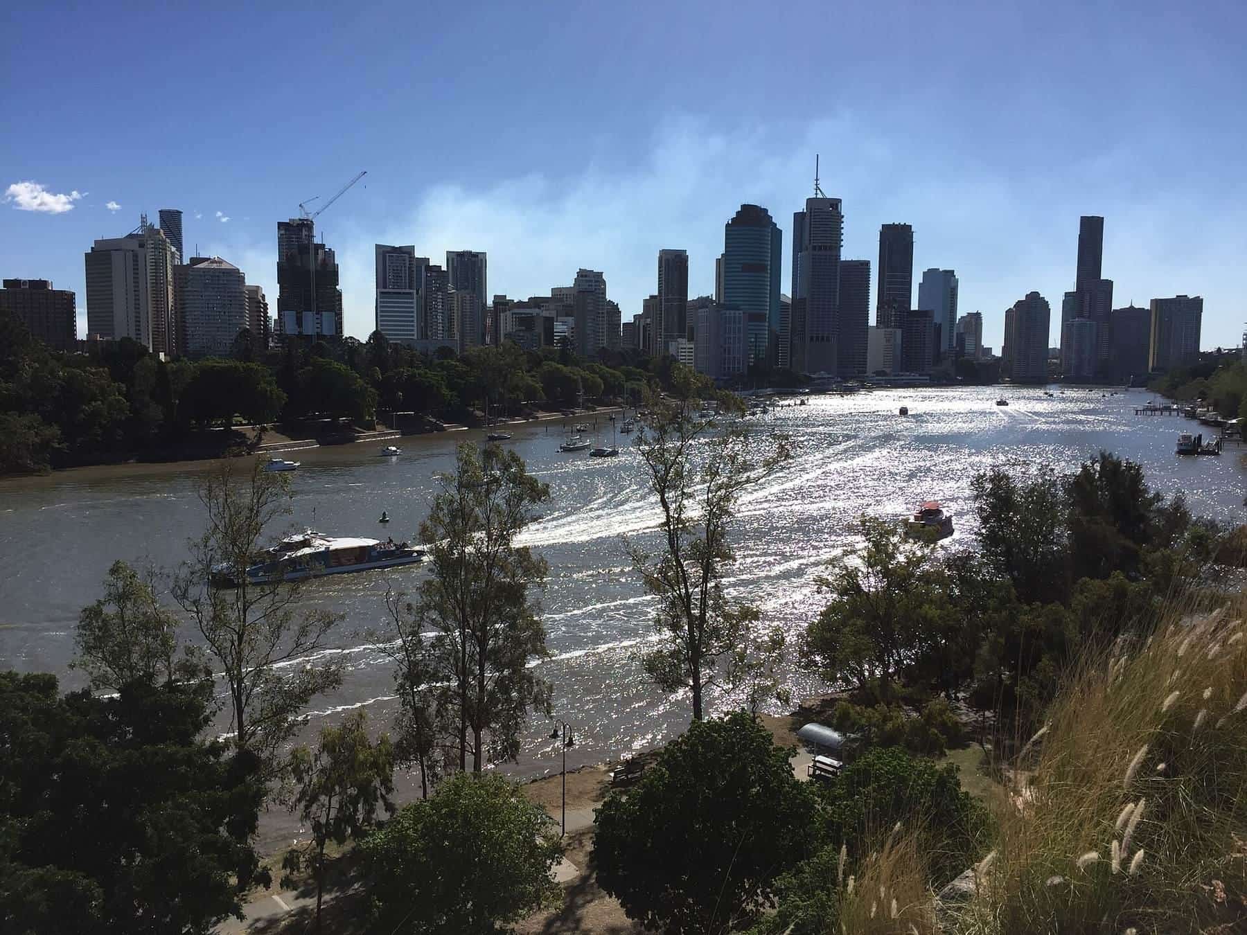 Brisbane’s central business district skyline
